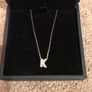 Brand New Nadri K Initial Necklace